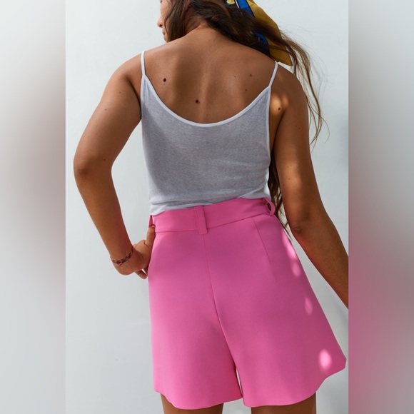 ZARA HW pink shorts - Picture 2 of 8